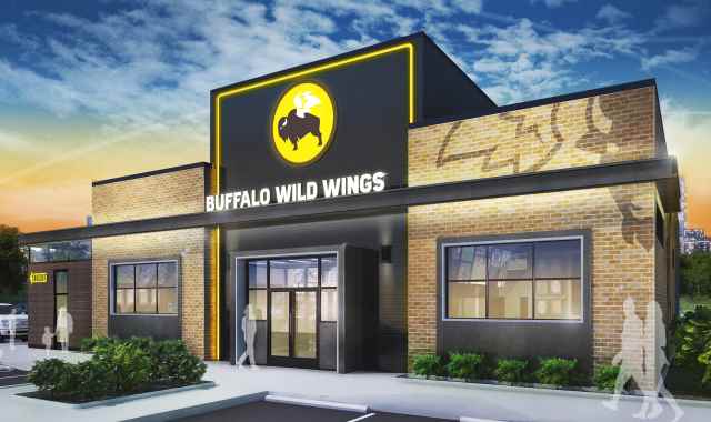 Buffalo Wild Wings restaurant banner