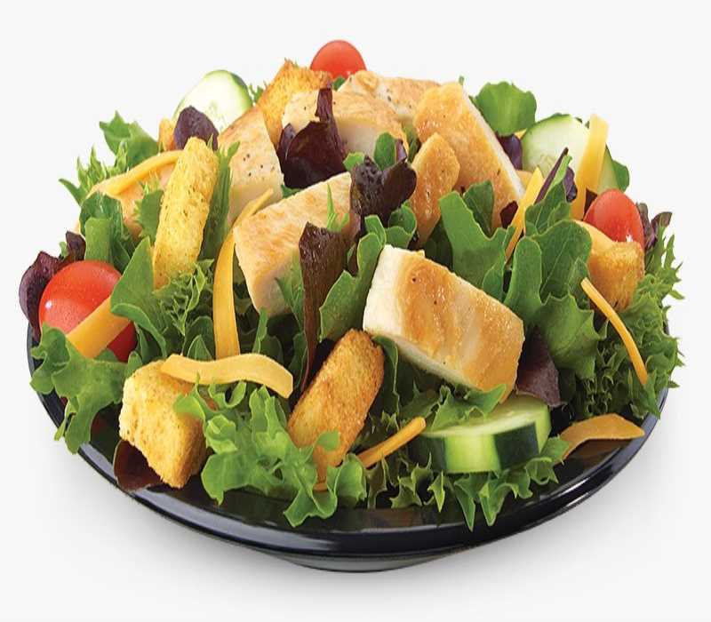 GARDEN FRESCO SALAD WITH GRILLED CHICKEN