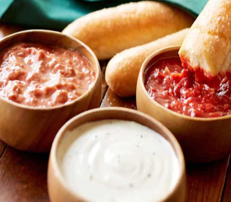 Dipping Sauces Includes Breadsticks