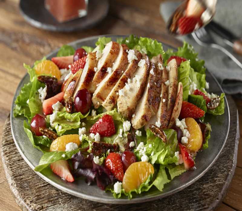 Grilled Chicken & Strawberry Salad